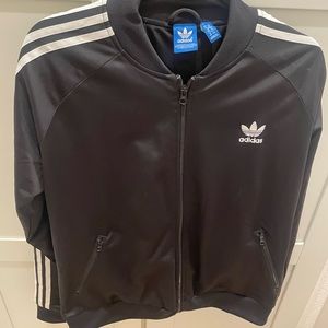 Adidas black track jacket size Xl